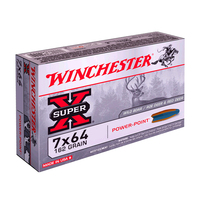 Boîte de 20 cartouches WINCHESTER 7 x 64 162 grs POWER POINT