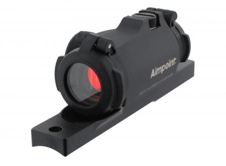 Viseur point rouge tubulaire AIMPOINT MICRO H2 + embase extra bas fusil semi auto