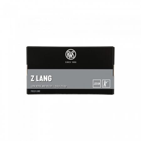 Boite de 50 cartouches RWS Z Lang .22lr 29,3gr / 1,9g