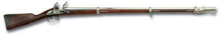 Fusil CHARLEVILLE 1777 AN IX CORRIGE lisse à silex calibre 69 PS258