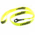 Laisse plate jaune fluo CANIHUNT 120cm 12865