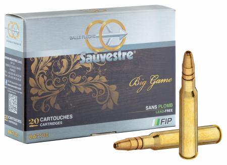 Boite de 20 cartouches SAUVESTRE Cal. 7 x 64  148 gr / 9,60 g Fip Battue