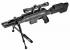 Pack carabine à air comprimé BLACK OPS 4.5 mm avec Bipied, lunette et silencieux 13329