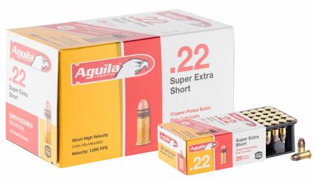 Boîte de 50 cartouches AGUILA Super Extra .22 short 29gr / 1,88g
