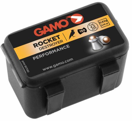 Boîte de 150 plombs 4.5 mm GAMO Rocket tête acier