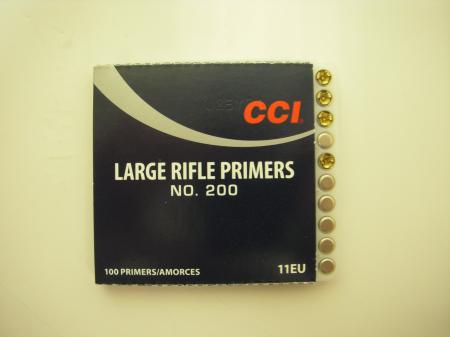 amorces CCI large rifle le 100 CCI200
