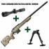 PACK Carabine  BCM Rubis Tactical Digital Camo  Cal. 308 Win + BIPIED + LUNETTE 26352