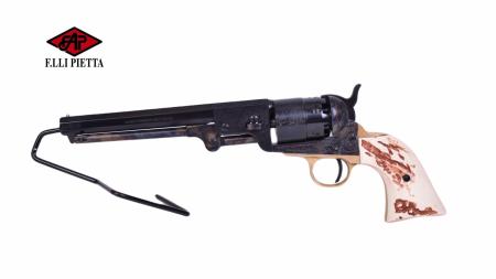 Revolver PIETTA 1851 NAVY YANK ACIER DELUXE STAG CAL 44