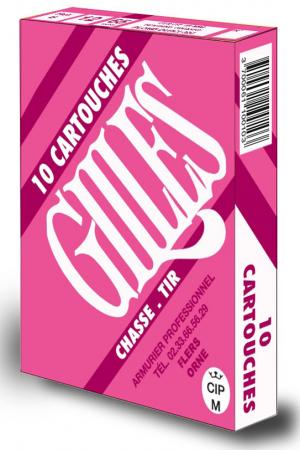 Cartouches GILLES B12 - 12 / 65 Grand culot 32 grs / Cartouches GILLES