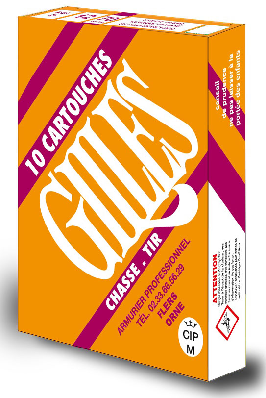 Cartouches GILLES D12 - 12 / 70 grand culot 36 grs 