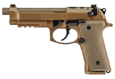 Pistolet semi automatique BERETTA M9A4 Fileté Desert Cal. 9x19