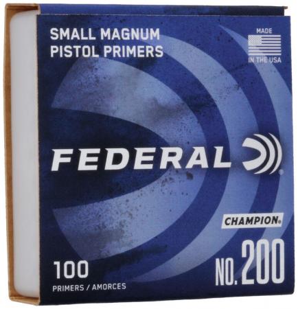 100 amorces FEDERAL small pistol magnum