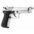 Pistolet 9 mm à blanc Chiappa 92 nickelé 15680