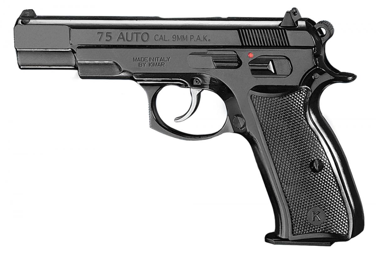Pistolet 9 mm à blanc Chiappa CZ75 W bronzé