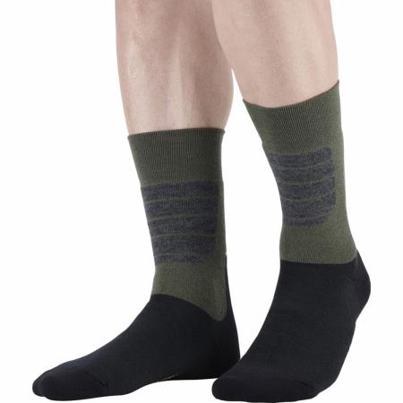 Chaussettes Monnet Hunting Expert mi-hautes thermorégulantes kaki