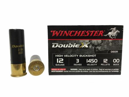 Boite de 5 cartouches  WINCHESTER calibre 12/76 CHEVROTINES 