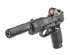 Pistolet semi automatique FNH USA Mod. 502 Tactical BLACK Fileté Cal. 22lr 26935
