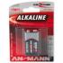 Pile alcaline 6LR61 9 volts - Ansmann 17498