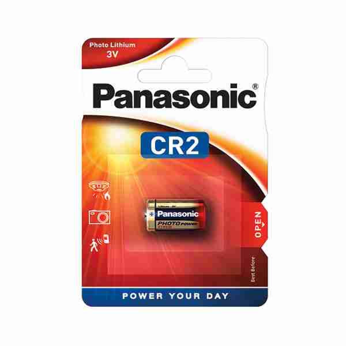 Pile Lithium CR2 3 volts - Panasonic