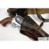 Ceinturon brun pour 1 ou 2 revolvers Western 17836