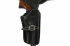 Ceinturon noir avec holster DENIX pour revolver Western 37515