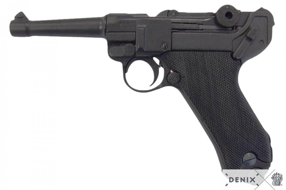 Réplique décorative Denix du pistolet allemand Luger P08