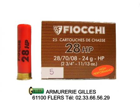 Boite de 25 cartouches calibre 28 CA6HP