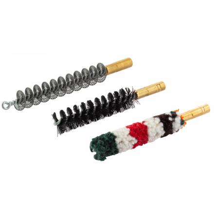 Set de trois brosses spirales pour armes à canon lisse / Cal.12 mm