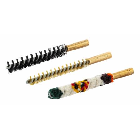 Set de trois brosses pour armes à canon rayé / Cal. 22/223