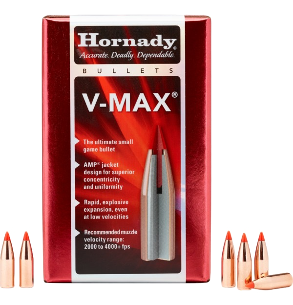 100 ogives Hornady V-Max calibre 17 (.172) 25 gr / 1,62 g