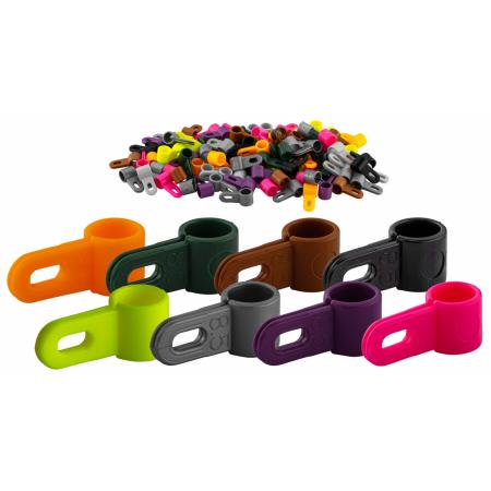 Bagues d'attache en plastique pour appelants gabions.