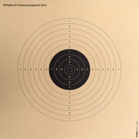 250 cibles T. A. R. 820 34 x 34 cm