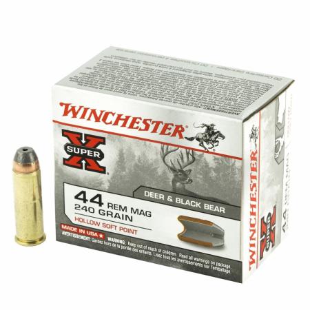 Boite de 20 cartouches WINCHESTER Super-X .44Mag HSP 240gr / 15,55g