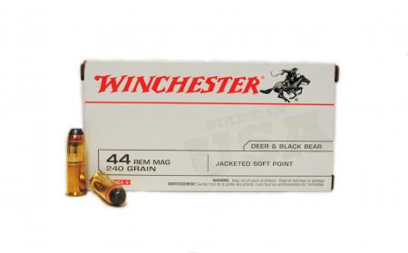 Boite de 50 cartouches WINCHESTER .44Mag JSP 240gr / 15,55g