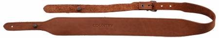 Bretelle carabine cuir Country Sellerie 4,7 cm avec boutons