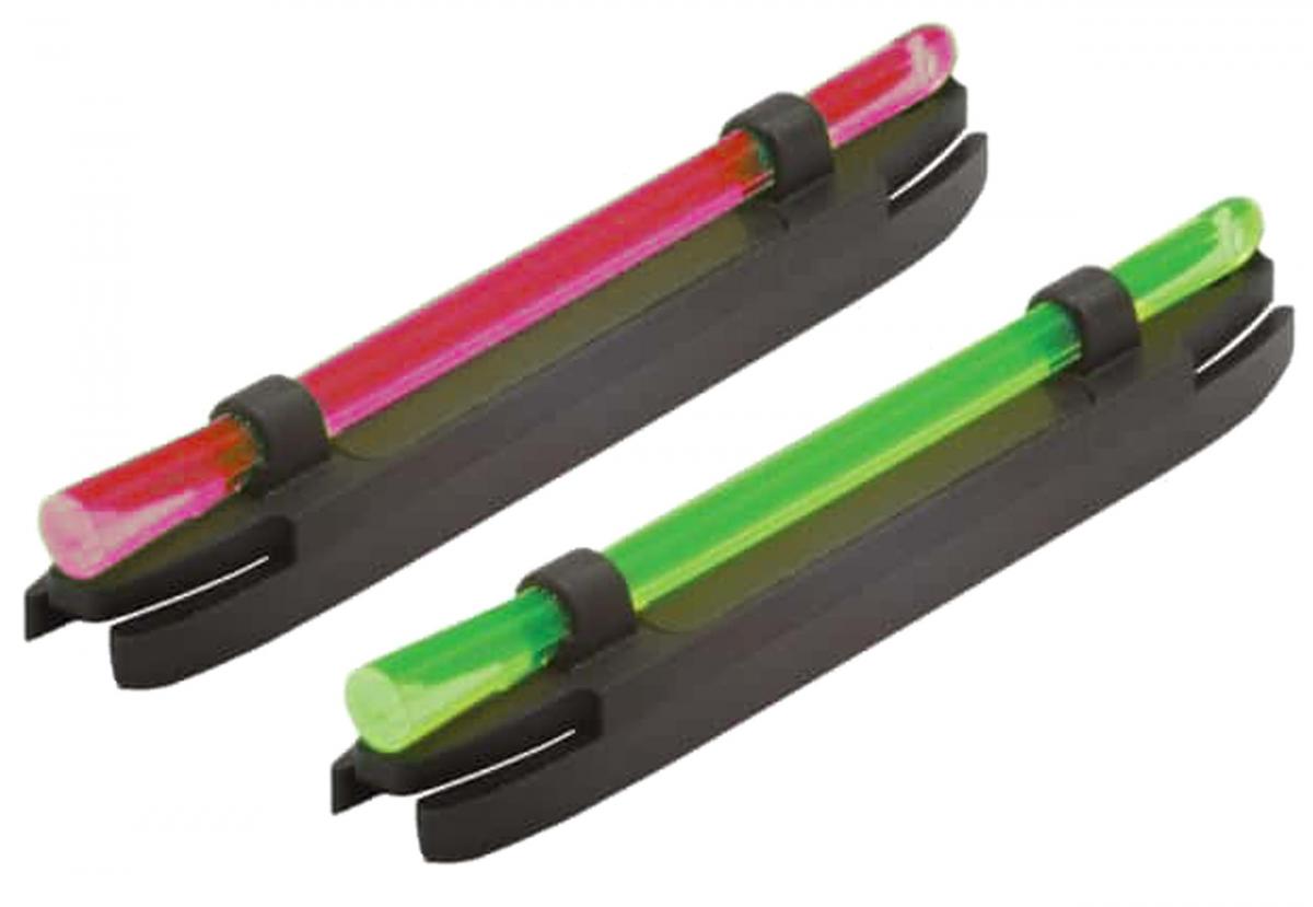 Guidon magnétique 1 fibre bande 4,2 à 6,5 mm rouge ou vert - Hi-Viz