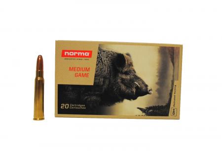 Boite de 20 cartouches NORMA Alaska calibre 8 x 57 JRS 196 gr / 12,7 g Alaska