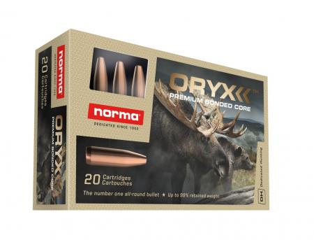Boite de 20 cartouches NORMA Oryx 9.3x74R 285gr / 18,5g