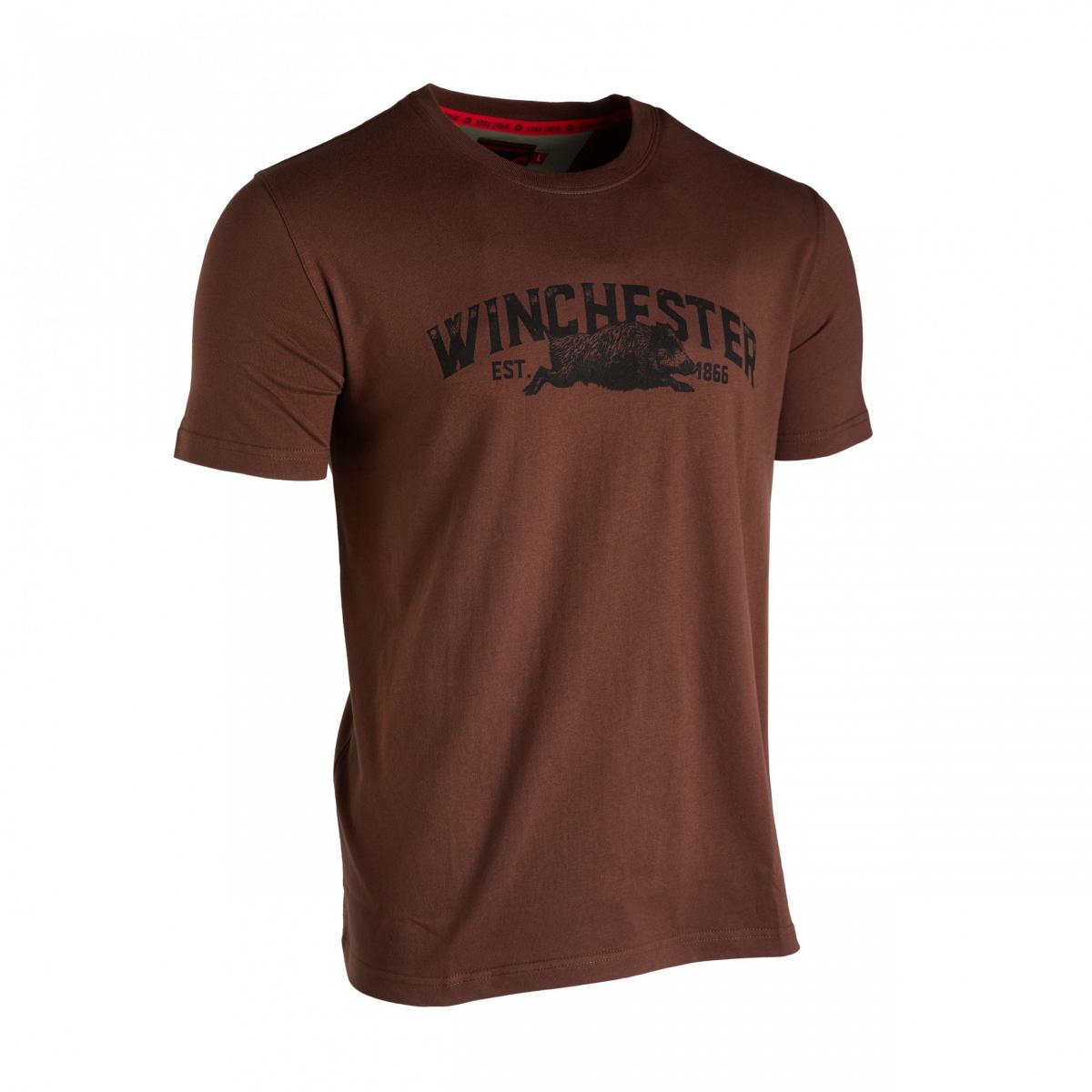 T-shirt Winchester brun Vermont