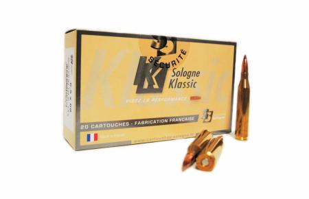 Boite de 20 cartouches calibre 6.5 x 68  SOLOGNE Ballistic Tip 120 gr / 7,7 g