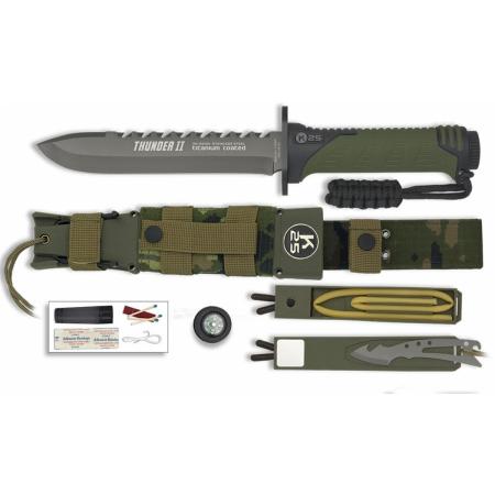 Couteau K25 Thunder II camo vert