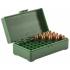 Boite de rangement plastique MEGALINE pour 50 munitions Cal. 9x19/ .380ACP/ 9x21/ ... 22242