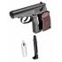 Pistolet CO2 culasse fixe BORNER PM49 Makarov cal. 4.5mm BB's 22357