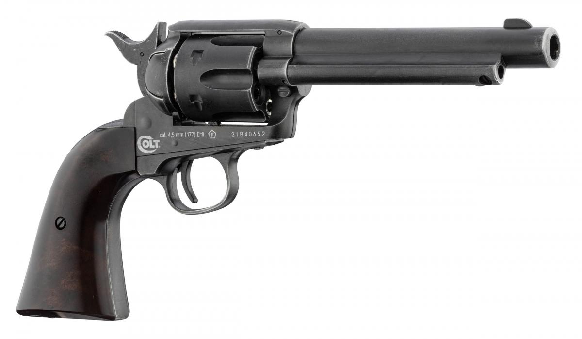 Revolver CO2 Colt Simple Action Army 45 antique à diabolos cal. 4.5 mm