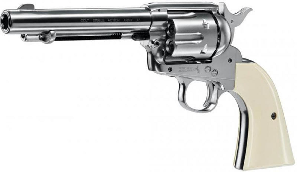 Revolver CO2 Colt Simple Action Army 45 nickel cal. 4.5 mm