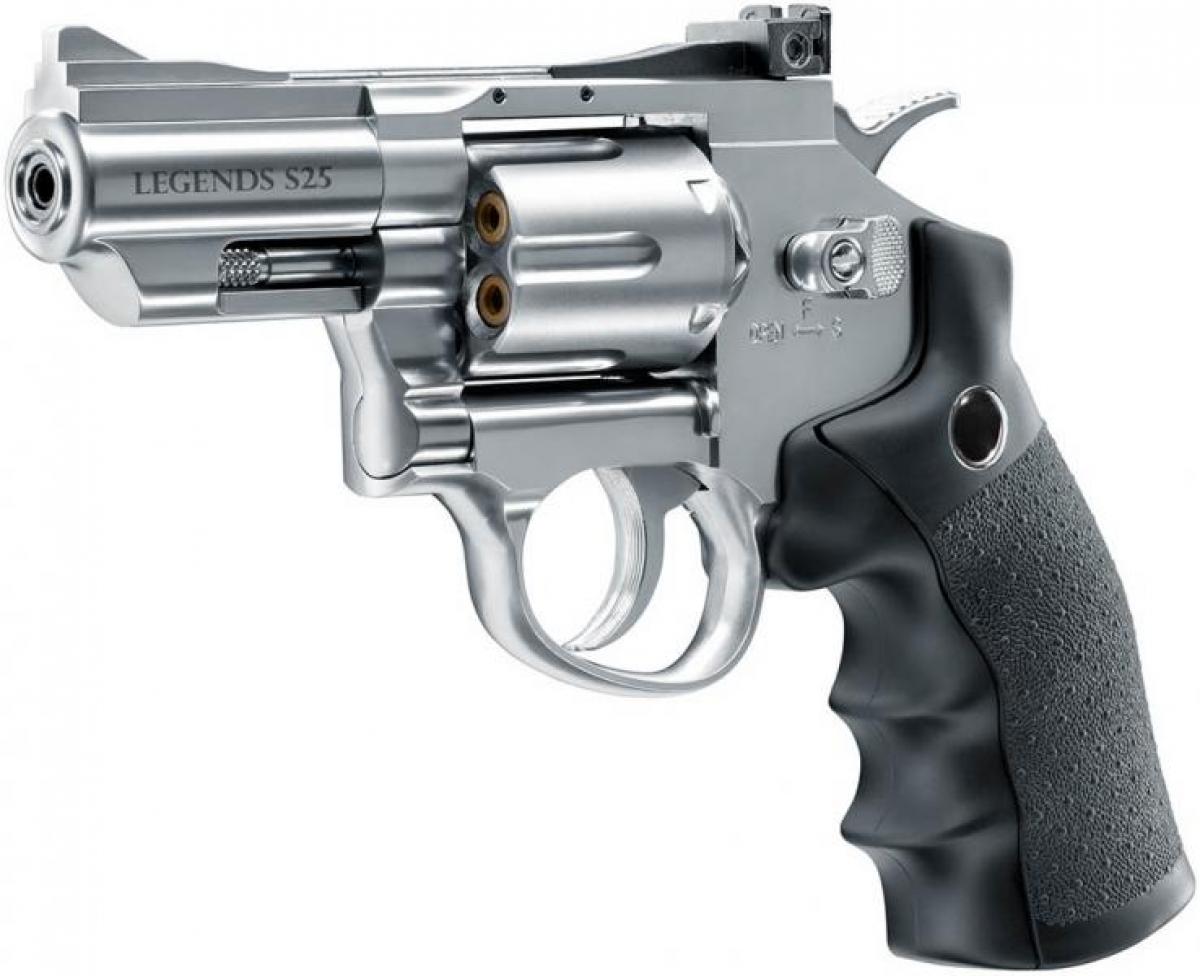 Revolver CO2 Legends S25 2,5'' silver cal. 4,5 mm