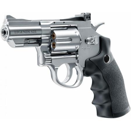 Revolver CO2 Legends S25 2,5'' silver cal. 4,5 mm