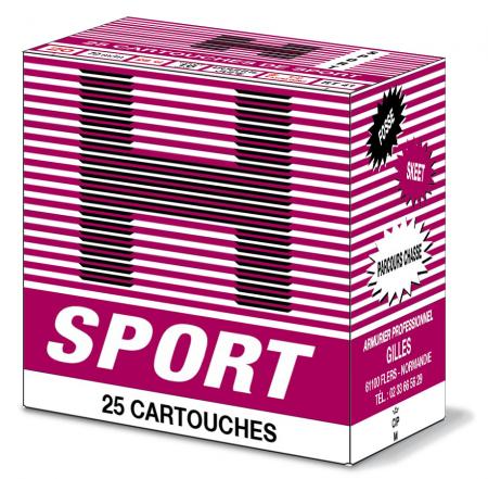 Boite de 25 cartouches H SPORT JUPE cal 20 BT41