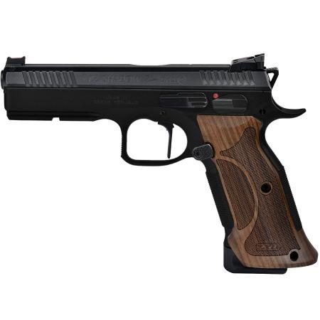 Pistolet semi automatique CZ Shadow 2 Black Wood rallongé Cal. 9x19 (simple action)