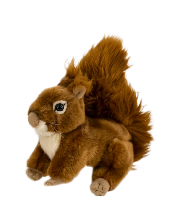 Peluche Ecureuil couché 17cm